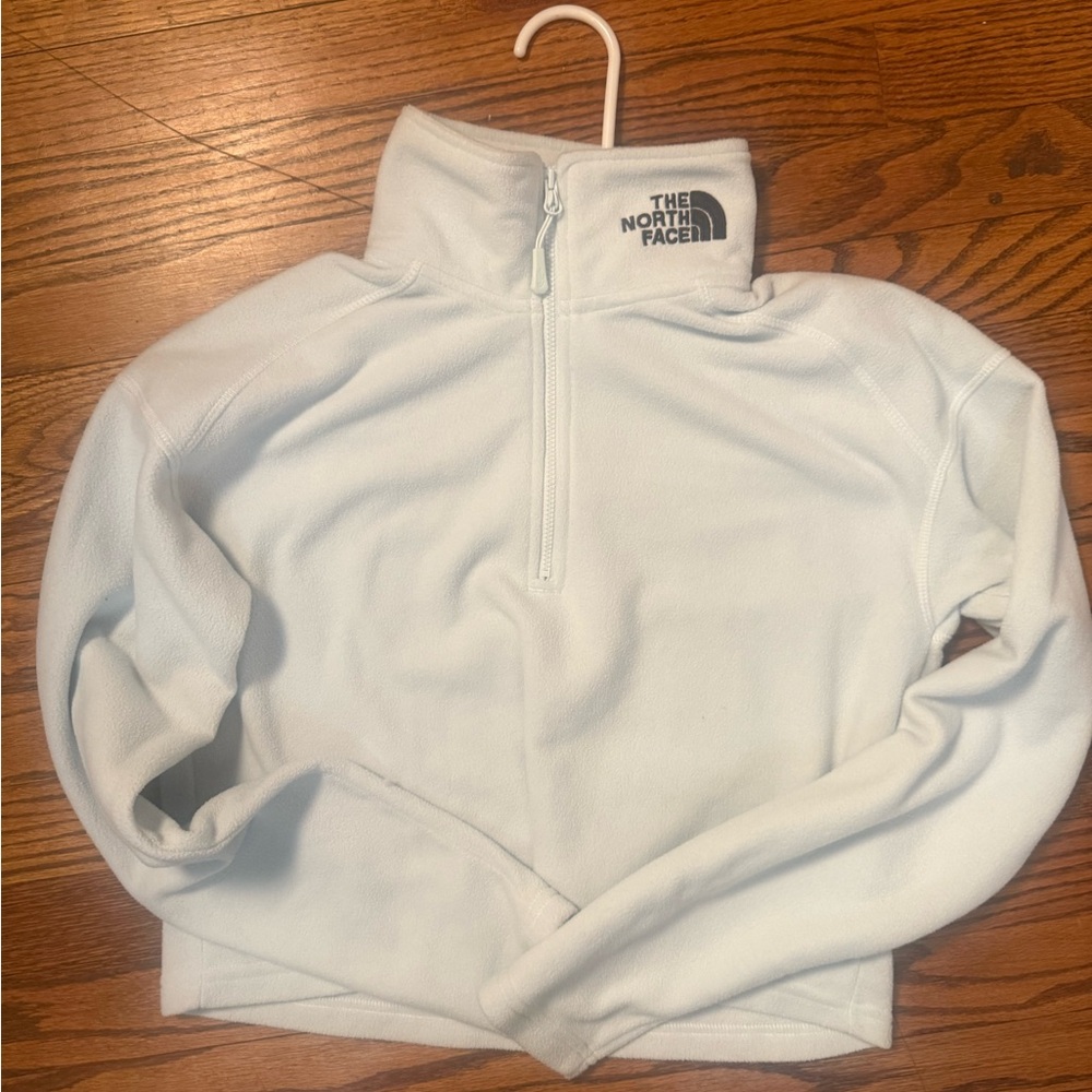 The North Face Light Blue Quarter-Zip Sweatshirt